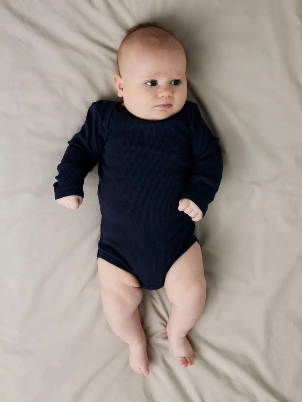 NAME IT Body 5p ls solid rib - CHINA BLUE- Multipack|Bodystocking Langærmet