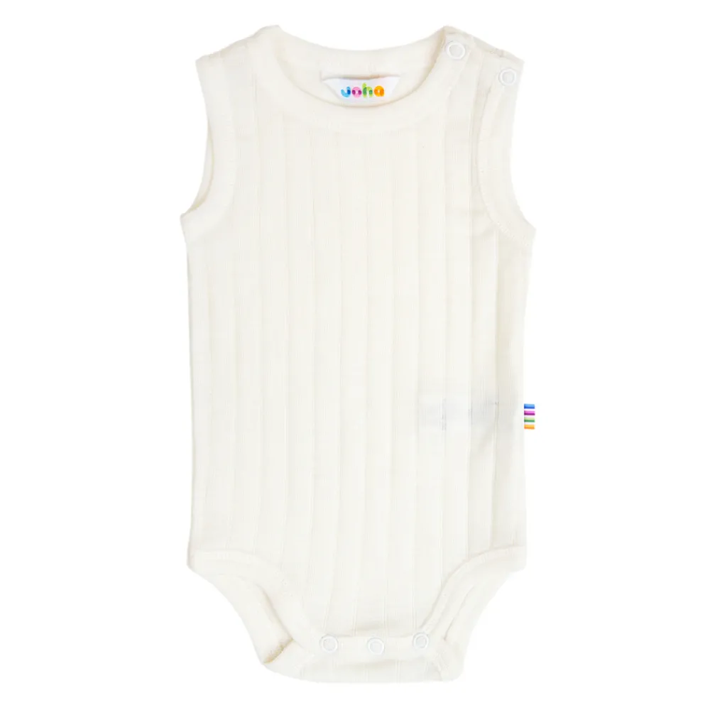 Joha Body without sleeves - NATUR- Uldbodyer|Bodystocking U. Ærmer