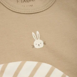 Fixoni Bodysæt m. hue - Sesame- Bodystocking Langærmet|Leggings