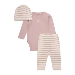 Fixoni Bodysæt m. hue - Shadow gray- Bodystocking Langærmet|Leggings