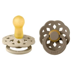 BIBS Boheme 2 pk Latex str. 2 - vanilla/dark oak- Sutter