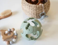 Le Toft Bold grøn - silikone- Sansebolde