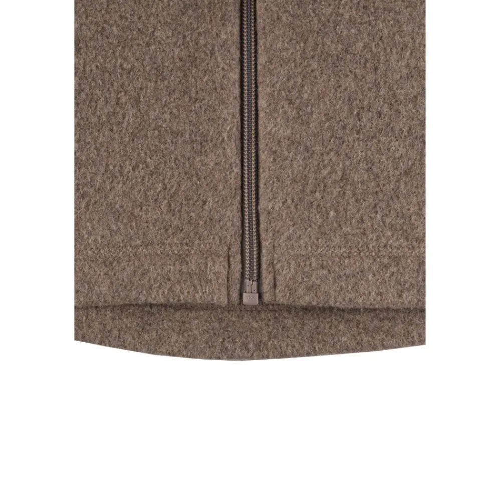 Mikk-Line Bomuld Fleece Baby Jakke - MELANGE DENVER- Softshell & Fleece