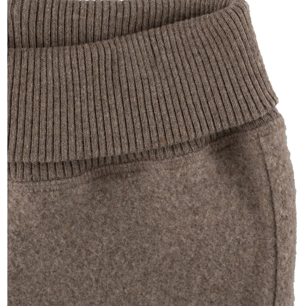 Mikk-Line Bomuld Fleece bukser - MELANGE DENVER- Softshell & Fleece|Bukser