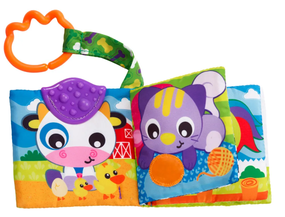 Playgro Bondegård bidebog- Legetøj Til Barnevogne & Autostole