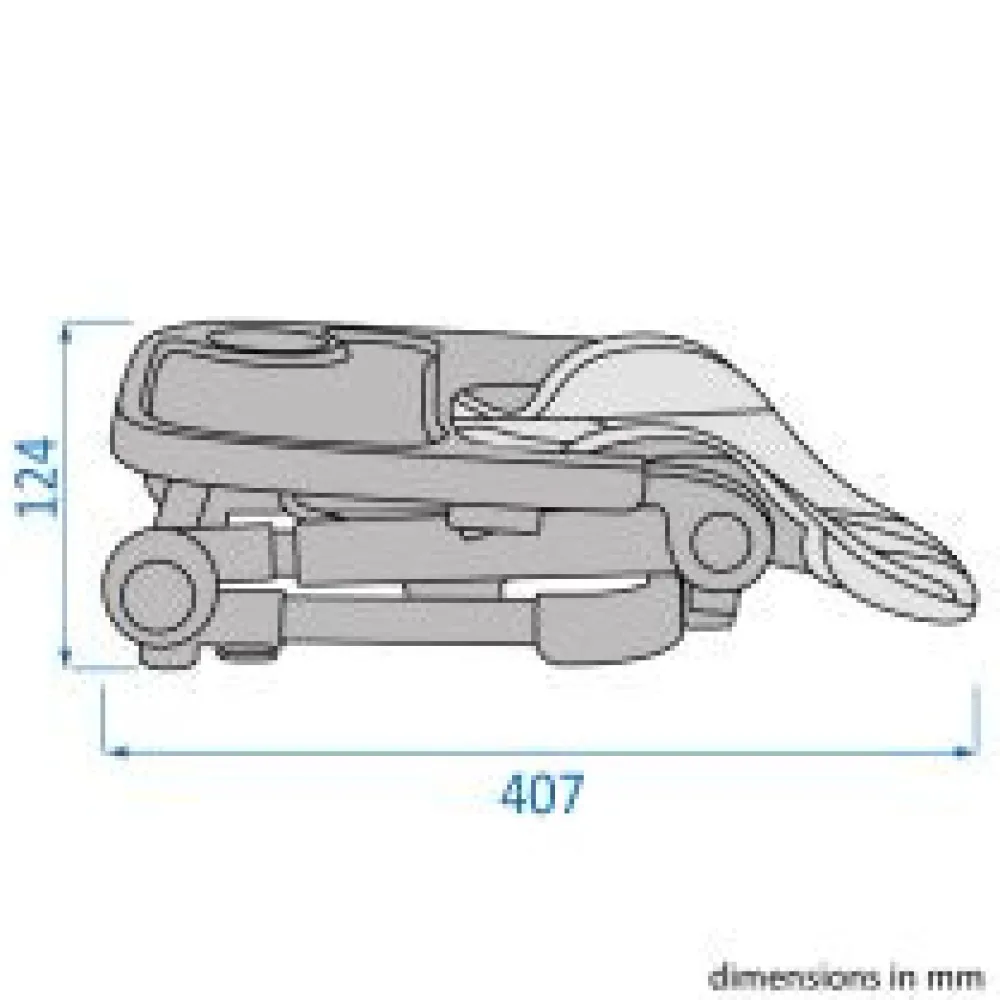 Bebeconfort Boostersæde til stol,Moly, mineral grå-Børn Højstole Uden Tilbehør