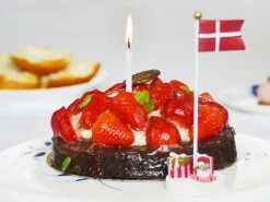 Kids By Friis Bordflag, pakker i pink og rød-Børn Fødselsdagstoge