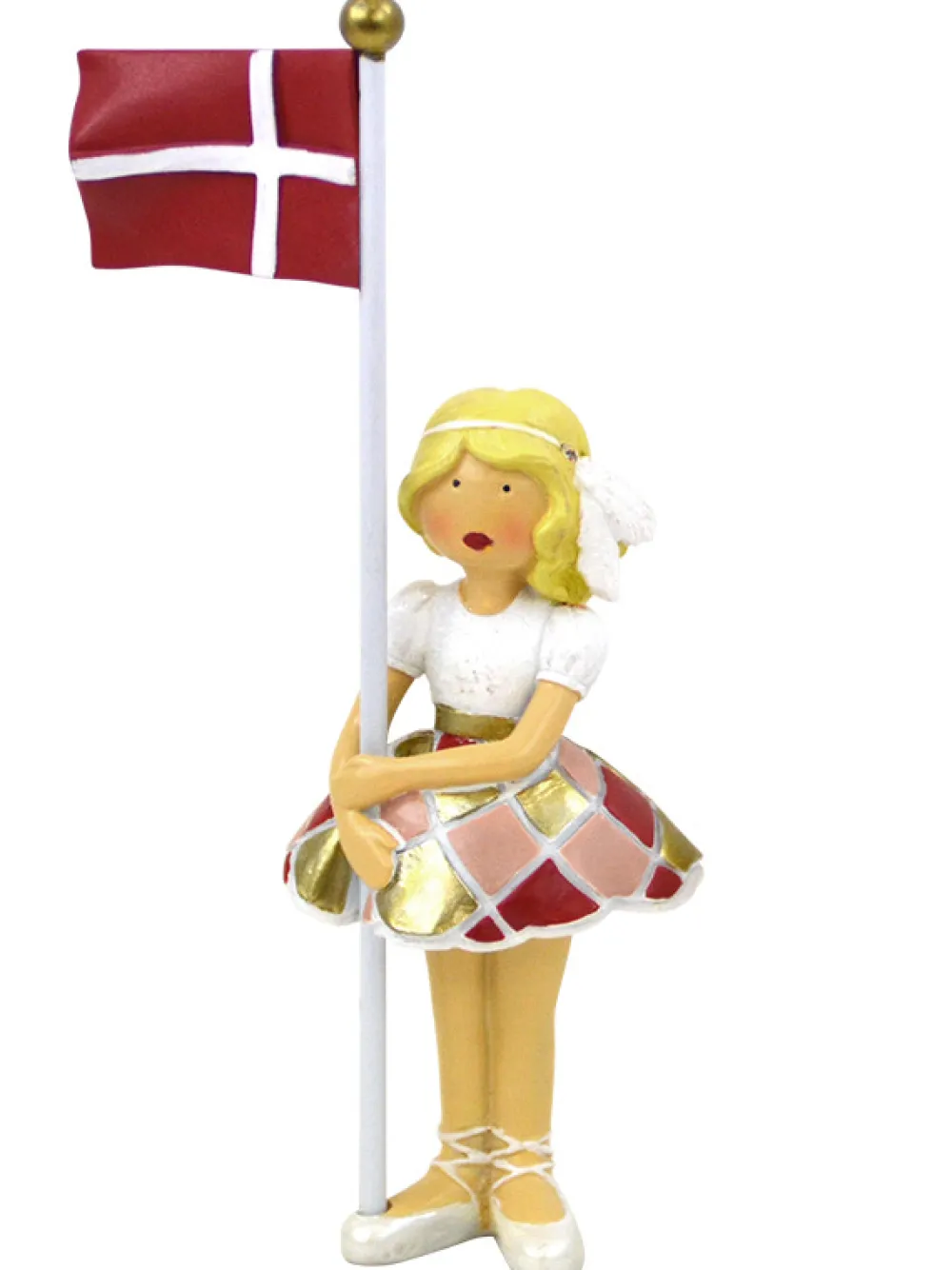 Kids By Friis Bordpynt, flag med ballerina-Børn Fødselsdagstoge