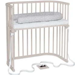 Babybay Boxspring bedside crib - beige-Børn Side By Side Senge