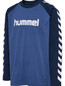 hummel Boys t-shirt l/s - 7149- Bluser