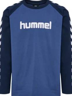 hummel Boys t-shirt l/s - 7149- Bluser
