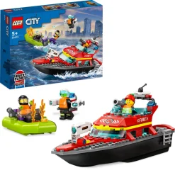 LEGO® Brandvæsnets redningsbåd 60373 City- Lego
