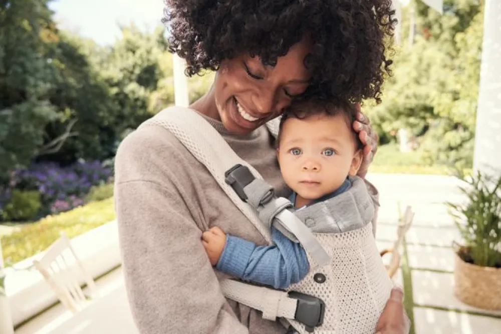 BabyBjörn Bæresele Harmony - 3D-mesh, Cremefarvet- Bæreseler & Vikler