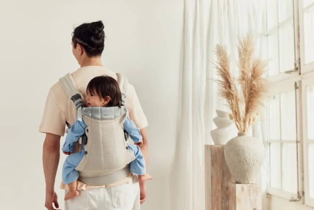 BabyBjörn Bæresele Harmony - 3D-mesh, Cremefarvet- Bæreseler & Vikler