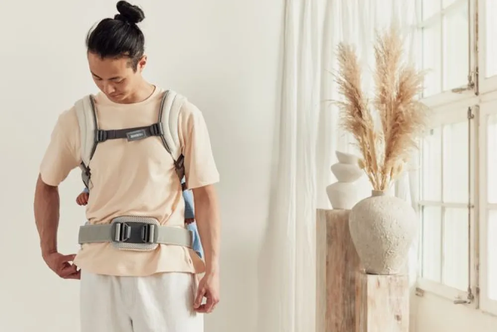 BabyBjörn Bæresele Harmony - 3D-mesh, Cremefarvet- Bæreseler & Vikler