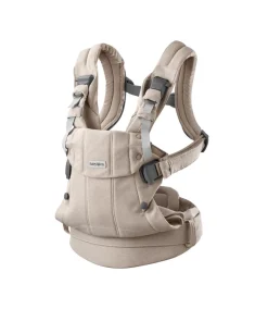 BabyBjörn Bæresele Harmony - Vævet mélange, Lys beige- Bæreseler & Vikler