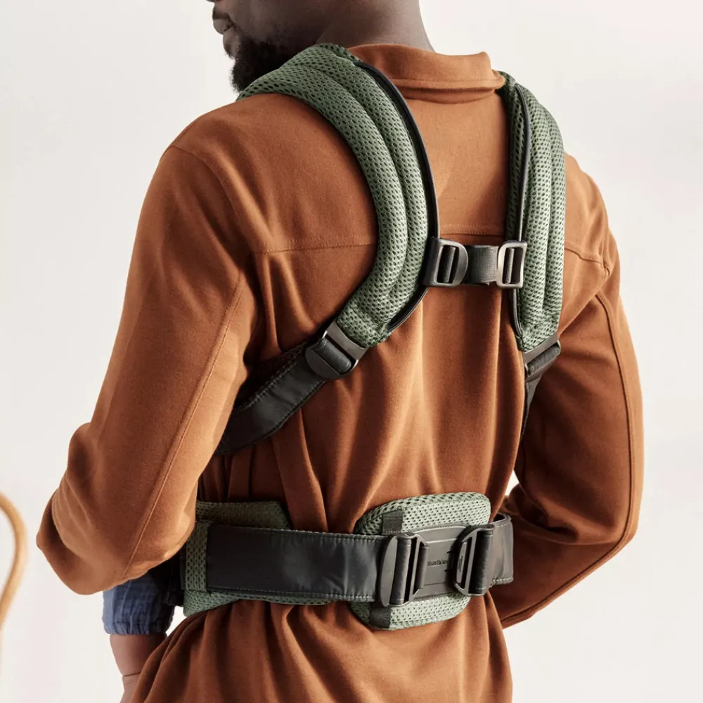 BabyBjörn Bæresele Harmony 3D Mesh - Mørkegrøn- Bæreseler & Vikler