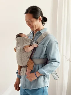 BabyBjörn Bæresele Mini - 3D-mesh, Grå beige- Bæreseler & Vikler