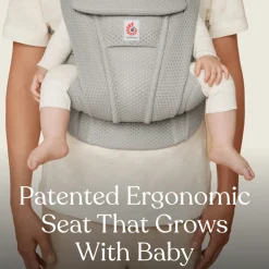 Ergobaby Bæresele, Omni Deluxe, Mesh - Soft Olive- Bæreseler & Vikler