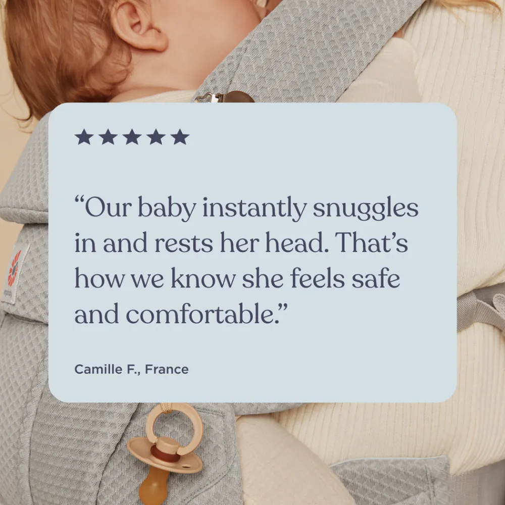 Ergobaby Bæresele, Omni Deluxe, Mesh - Soft Olive- Bæreseler & Vikler