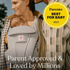 Ergobaby Bæresele, Omni Deluxe, Mesh - Soft Olive- Bæreseler & Vikler