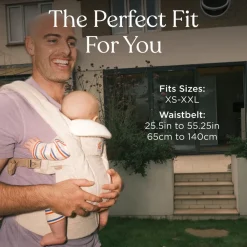 Ergobaby Bæresele, Omni Deluxe, Mesh - Pearl Grey- Bæreseler & Vikler