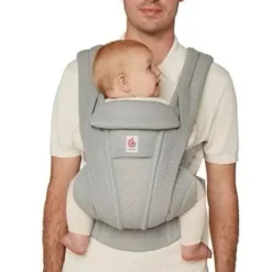 Ergobaby Bæresele, Omni Deluxe, Mesh - Pearl Grey- Bæreseler & Vikler