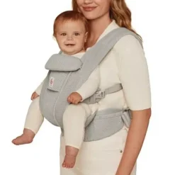 Ergobaby Bæresele, Omni Deluxe, Mesh - Pearl Grey- Bæreseler & Vikler