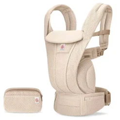 Ergobaby Bæresele, Omni Deluxe, Mesh - Natural Beige- Bæreseler & Vikler