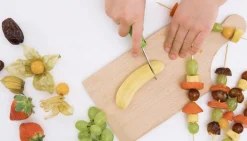 Kinderkitchen Børnekokkeknivsæt - pink/lilla- Bestik