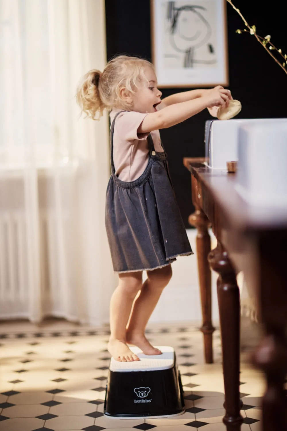 BabyBjörn Børnetaburet - sort- Potter, Toiletsæder & Skamler
