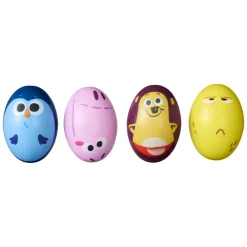 DR Børste Egg Shaker, Pack Of 4- Musiklegetøj