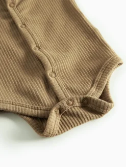 MarMar Copenhagen Bruno Langærmet Body - Dark bronze- Bodystocking Langærmet