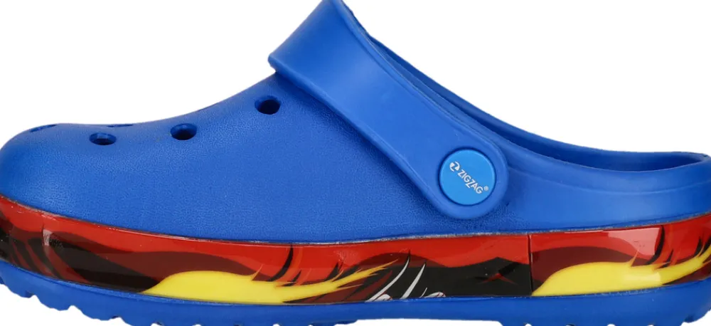 ZIG ZAG Burundi Sandal med lys - Strong Blue- Sandaler Med Blink|Sandaler Med Lys