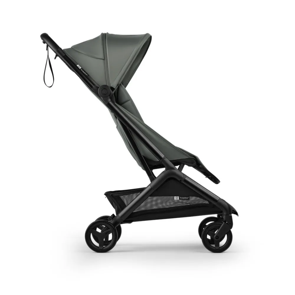 Bugaboo Butterfly 2 complete - Black/Forest Green- Klapvogne Med Flade Sæder|Rejseklapvogne