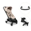 Bugaboo Butterfly 2 inkl. bøjle og regnslag - Black/Desert Taupe- Klapvogne Med Flade Sæder|Vognpakker