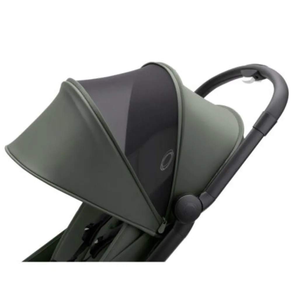Bugaboo Butterfly inkl. transporttaske - forest green- Klapvogne Med Ergonomiske Sæder|Rejseklapvogne