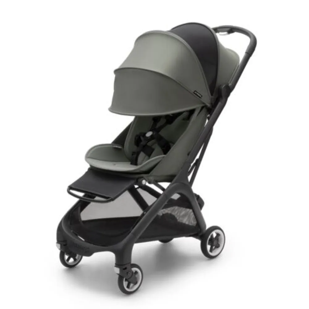 Bugaboo Butterfly inkl. transporttaske - forest green- Klapvogne Med Ergonomiske Sæder|Rejseklapvogne