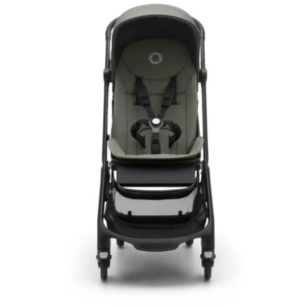 Bugaboo Butterfly inkl. transporttaske - forest green- Klapvogne Med Ergonomiske Sæder|Rejseklapvogne