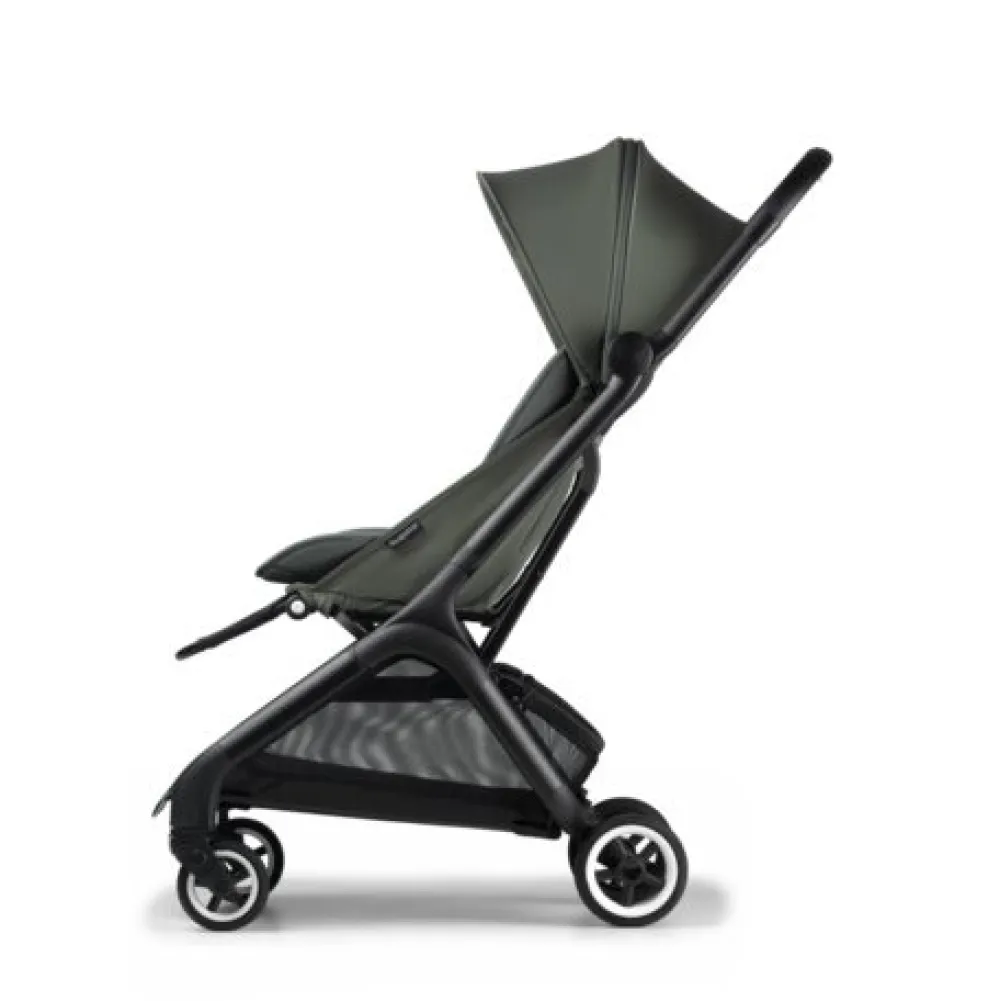 Bugaboo Butterfly inkl. transporttaske - forest green- Klapvogne Med Ergonomiske Sæder|Rejseklapvogne