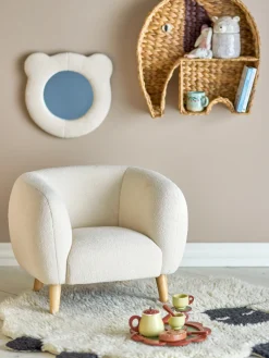 Bloomingvillemini Cade Loungestol, Hvid, Polyester-Børn Børneborde & Stole