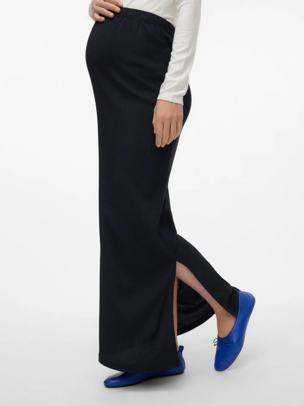 MamaLicious Caileen maxi nederdel - BLACK- Kjoler/Nederdele