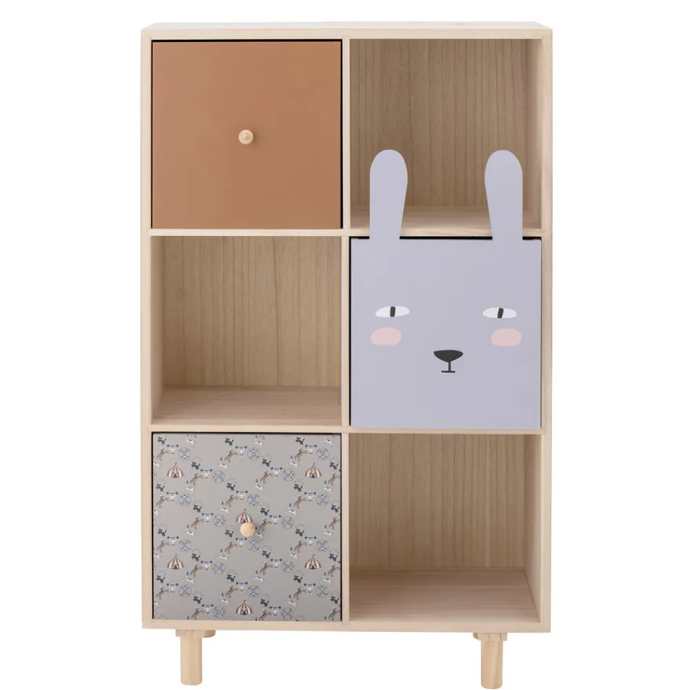 Bloomingvillemini Calle Bogreol m/Skuffer-Børn Reoler