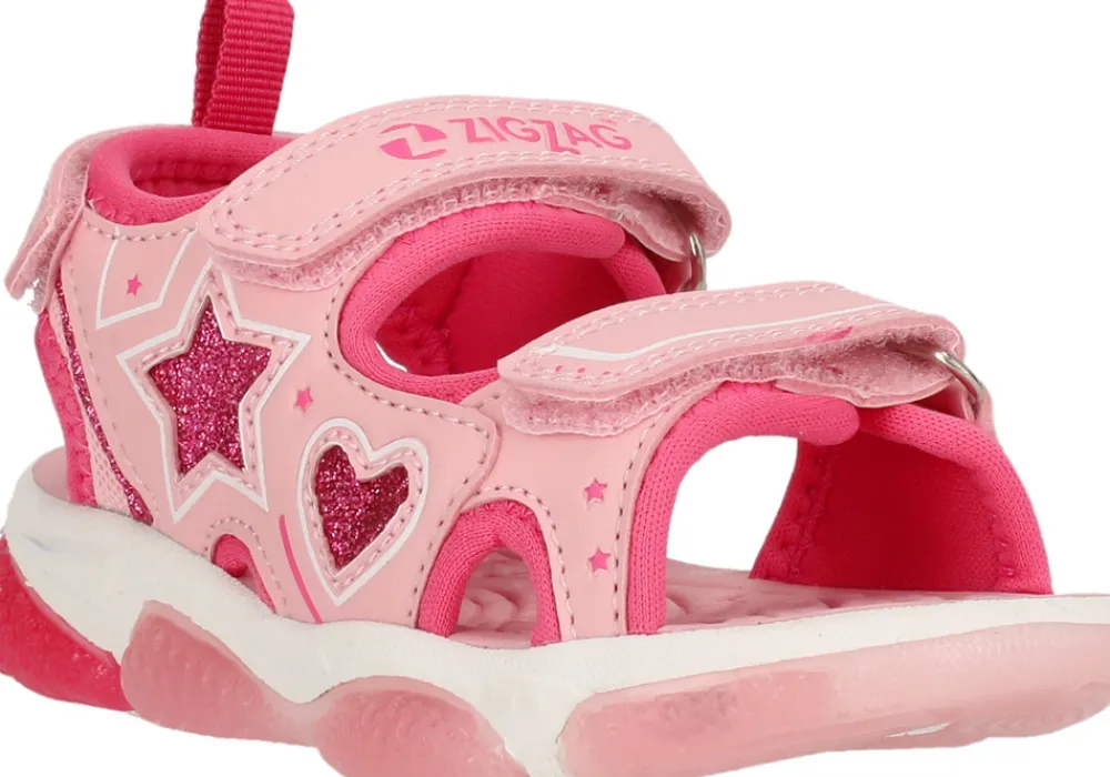 ZIG ZAG Callisto sandal med lys - 4001- Sandaler Med Blink|Sandaler Med Åben Tå