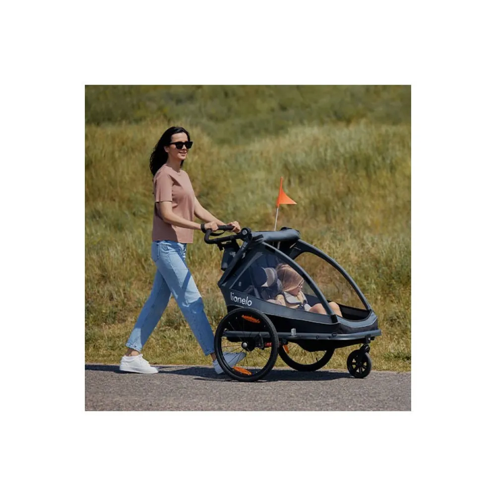 Lionelo Cama multivogn - grey graphite- Cykelvogne