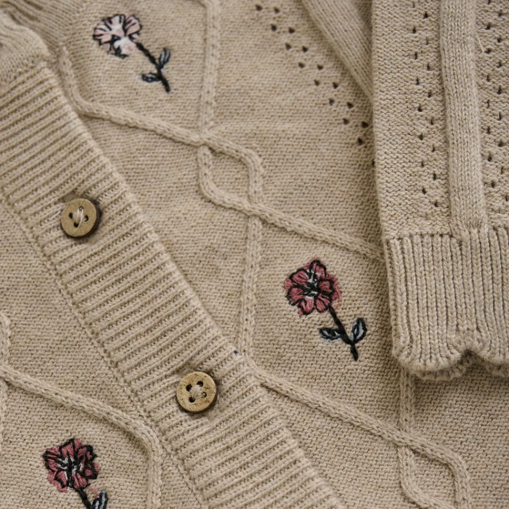 Minymo Cardigan strik - 2055- Cardigans, Veste & Trøjer