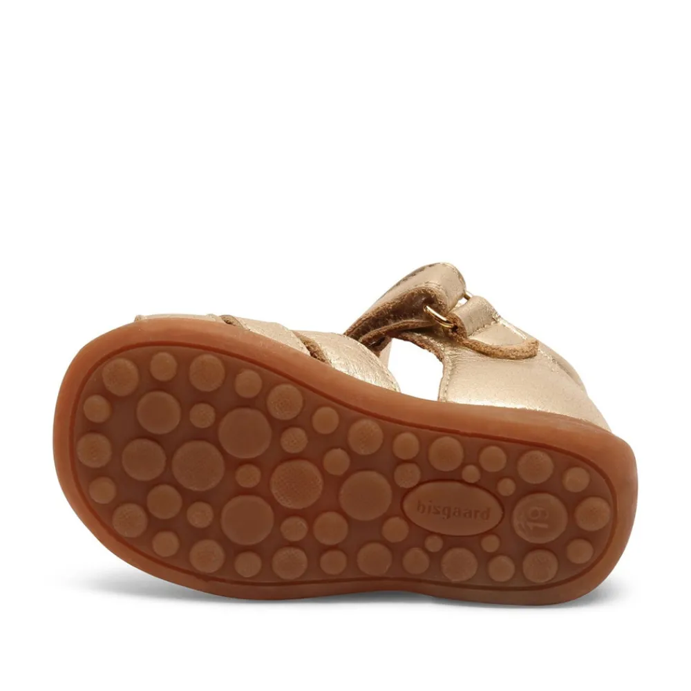 Bisgaard Carly - Platin- Sandaler Med Lukket Tå|Begyndersandaler