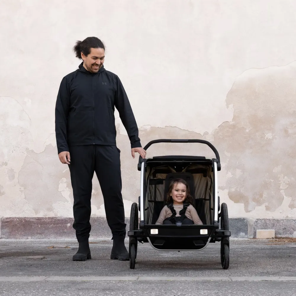 Thule Chariot Cross 2 single - Faded Khaki- Cykelvogne