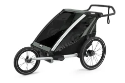 Thule Chariot Lite 2 - Agave- Søskende/Tvillingevogne|Cykelvogne