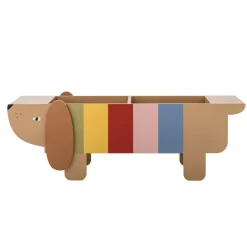 Bloomingvillemini Charlie Bogkasse, Brun, MDF-Børn Kasser